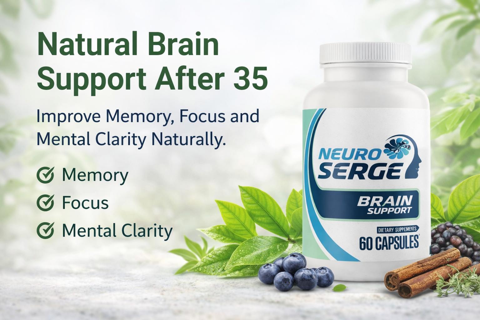 Suplemento natural para foco, memória e clareza mental