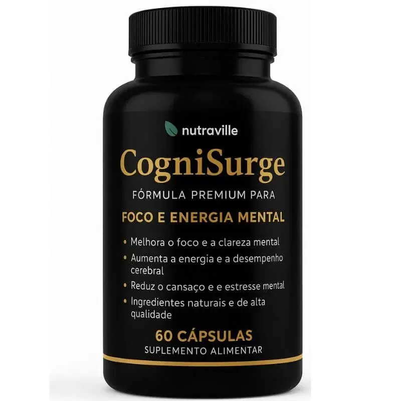 cognisurge brain support suplemento memoria foco energia mental concentracao clareza cognitiva natural