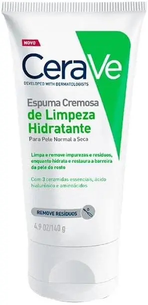 cerave-espuma-limpeza limpador facial ceramidas acido hialuronico