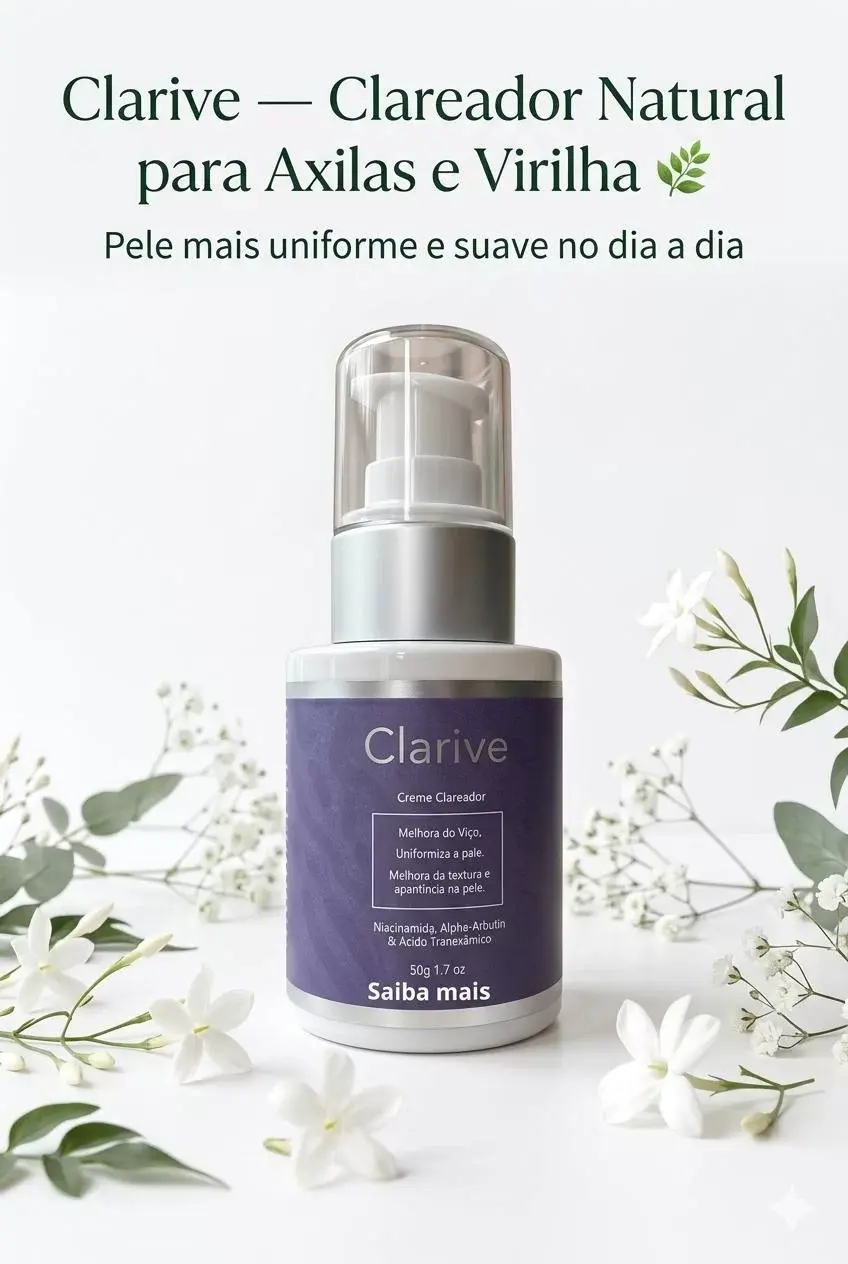 clareador axila virilha manchas pele uniforme iluminacao pele tratamento manchas escurecidas