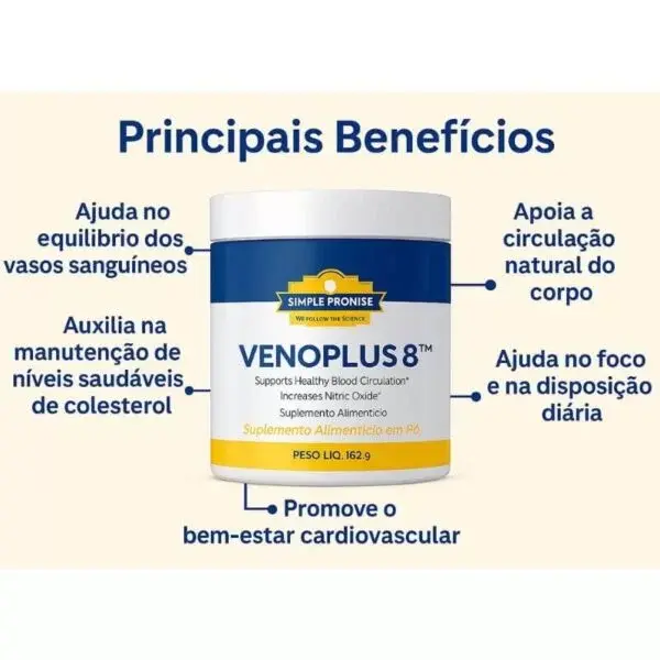 venoplus-8-vein-support natural circulation heart health supplement powder